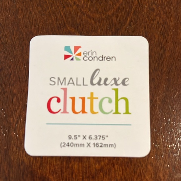 Erin Condren Bundle: Small Clutch, Travel Journal, adhesive monthly tabs, New - Picture 3 of 13